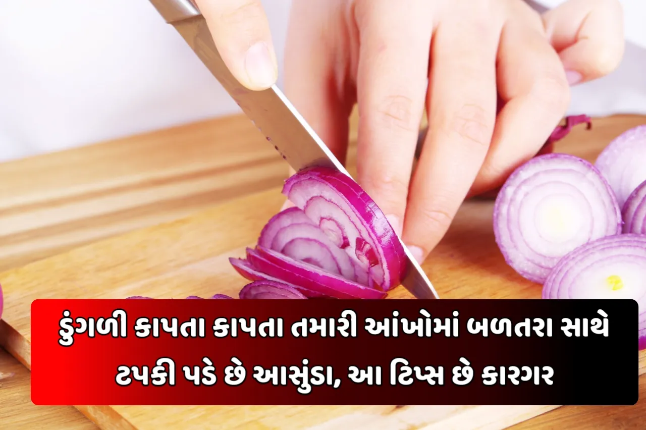 ડુંગળી કાપતા કાપતા તમારી આંખોમાં બળતરા સાથે ટપકી પડે છે આસુંડા, આ ટિપ્સ છે કારગર