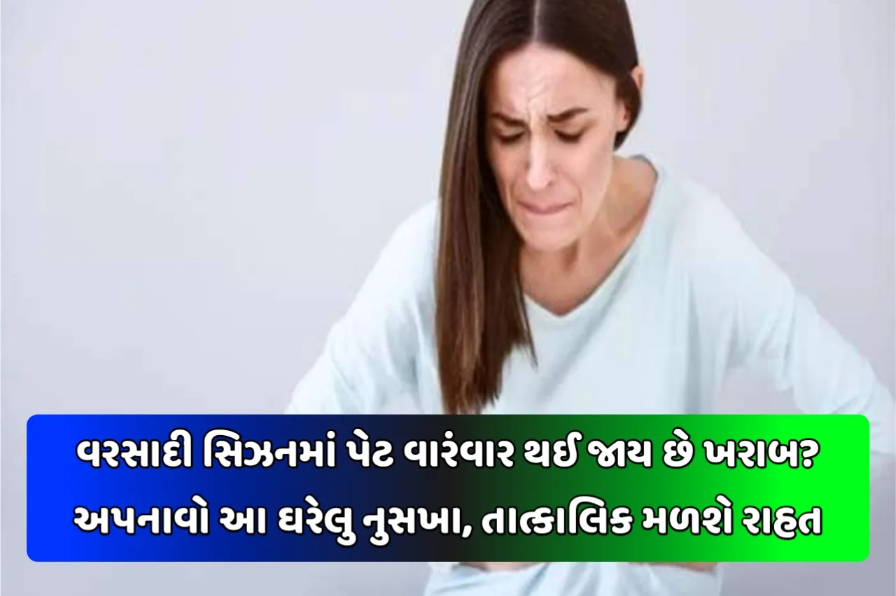 વરસાદી સિઝનમાં પેટ વારંવાર થઈ જાય છે ખરાબ? અપનાવો આ ઘરેલુ નુસખા, તાત્કાલિક મળશે રાહત